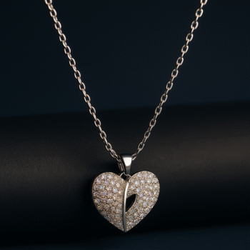 Women’s Open Heart Pendant – Classic and Romantic Necklace