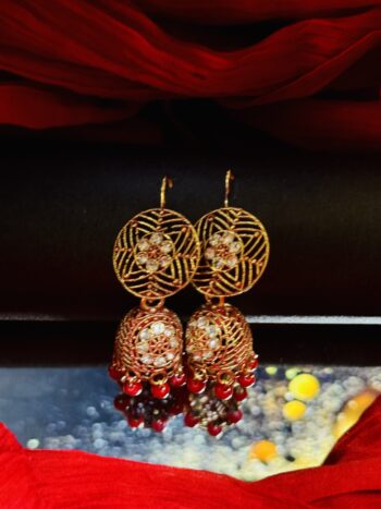 Royal Noor Indian Pearl Jhumka- 3 color available