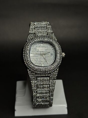 PP White Beauty – Fully Iced Out Luxury Watch