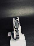 Bubble Time Women’s Oval Dial Watch – Crystal Diamond-Cut Bezel