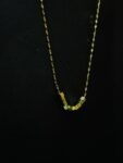 Golden Cubes Geometric Necklace – Modern Minimalist Jewelry for women