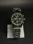 Fngeen Men’s Watch – Black Dial with Silver or Gold Stainless Steel & Date Display